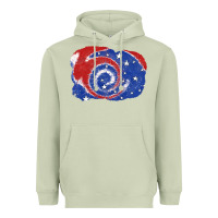 Matcha Patriotic tie dye background 4th of july Heavyweight Hoodie - CowGirlArtShop