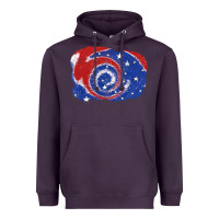 Plum Patriotic tie dye background 4th of july Heavyweight Hoodie - CowGirlArtShop