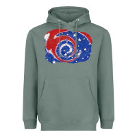 Sage Patriotic tie dye background 4th of july Heavyweight Hoodie - CowGirlArtShop