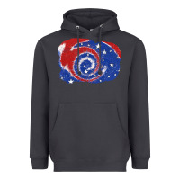 Smoke Patriotic tie dye background 4th of july Heavyweight Hoodie - CowGirlArtShop