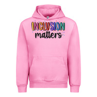 Fuchsia Pink ınclusion matters Urban Hoodie - MaliasSmallBusiness