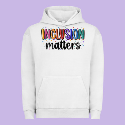 ınclusion Matters Urban Hoodie Designed By Maliassmallbusiness