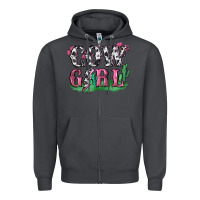 Smoke cowgirl lightning bolt Zipper Hoodie - Zillion Design Studio