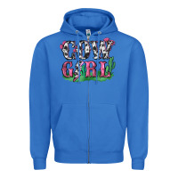 True Royal cowgirl lightning bolt Zipper Hoodie - Zillion Design Studio