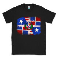 Black dominican and puerto rico flag Classic Tee - texasbilliewilder