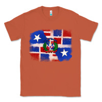 Copper dominican and puerto rico flag Classic Tee - texasbilliewilder