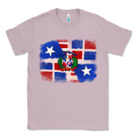 Lilac dominican and puerto rico flag Classic Tee - texasbilliewilder