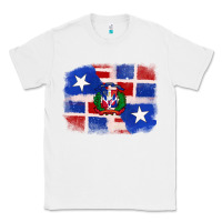 White dominican and puerto rico flag Classic Tee - texasbilliewilder