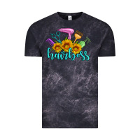 Cloud Black hairboss western sunflowers hairdresser Vintage Tee - Artiststas