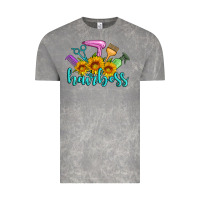 Hairboss Western Sunflowers Hairdresser Vintage Tee | Teevron