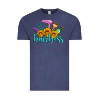 Vintage Denim hairboss western sunflowers hairdresser Vintage Tee - Artiststas