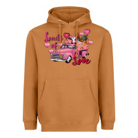 Meerkat loads of love valentine's day farm truck Heavyweight Hoodie - FaDigitalArtStudio