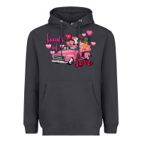 Smoke loads of love valentine's day farm truck Heavyweight Hoodie - FaDigitalArtStudio