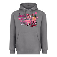 Storm loads of love valentine's day farm truck Heavyweight Hoodie - FaDigitalArtStudio