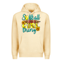 Pina Colada softball it's a girl thing Premium Hoodie - LillyAllenDesigns