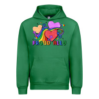 Emerald proud ally Urban Hoodie - MaliasSmallBusiness