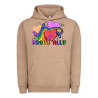 Pigment Burro proud ally Urban Hoodie - MaliasSmallBusiness