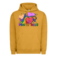 Pigment Peanut Butter proud ally Urban Hoodie - MaliasSmallBusiness