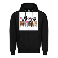 Dog Mama  Texas Billie Wilder Filigran. Zipper Hoodie | Teevron