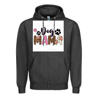 Charcoal Heather dog mama  texas billie wilder filigran. Zipper Hoodie - texasbilliewilder