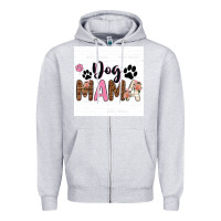 Heather Grey dog mama  texas billie wilder filigran. Zipper Hoodie - texasbilliewilder