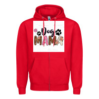 Red dog mama  texas billie wilder filigran. Zipper Hoodie - texasbilliewilder