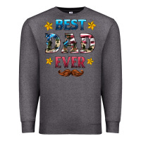 Charcoal Heather best dad ever Premium Sweatshirt - HRA Design Shop