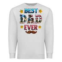 Dove Grey best dad ever Premium Sweatshirt - HRA Design Shop