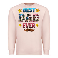 Pale Pink best dad ever Premium Sweatshirt - HRA Design Shop