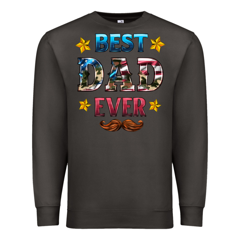 Best Dad Ever Premium Sweatshirt by HRA Design Shop | Teevron