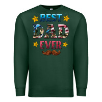 Sports Green best dad ever Premium Sweatshirt - HRA Design Shop