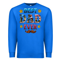 True Royal best dad ever Premium Sweatshirt - HRA Design Shop