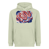 Matcha Patriotic tie dye background Heavyweight Hoodie - CowGirlArtShop