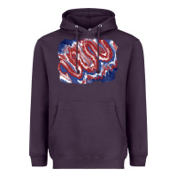Plum Patriotic tie dye background Heavyweight Hoodie - CowGirlArtShop