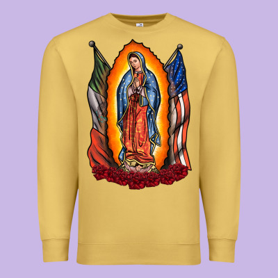 Our Lady Premium Sweatshirt Designed By Racoondesign