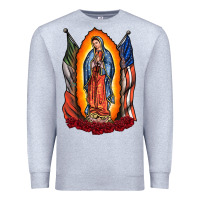 Heather Grey our lady Premium Sweatshirt - RacoonDesign