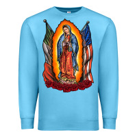 Ocean Blue our lady Premium Sweatshirt - RacoonDesign