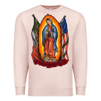 Pale Pink our lady Premium Sweatshirt - RacoonDesign