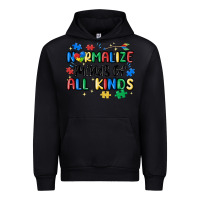 Black normalize minds of all kinds Urban Hoodie - MaliasSmallBusiness