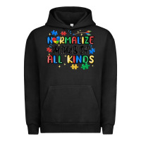 Pigment Black normalize minds of all kinds Urban Hoodie - MaliasSmallBusiness