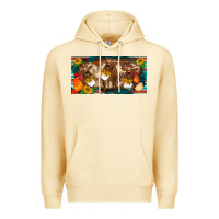 Pina Colada western cow cockerel chick  serape leopard sunflowers license plate te Premium Hoodie - BarkalooDesign