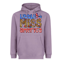 Lavender Little miss America Heavyweight Hoodie - Neo Western