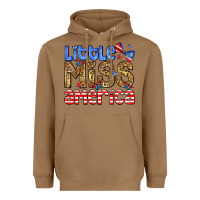 Toasted Coconut Little miss America Heavyweight Hoodie - Neo Western