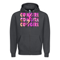 Smoke cowgirl cowgirl lightning bolt Zipper Hoodie - Zillion Design Studio