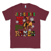 Burgundy jingle horse dec 25 giddy jingle horse pick up fee Classic Tee - Zillion Design Studio