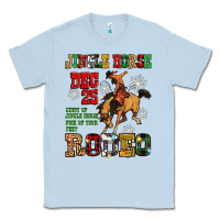Dusty Blue jingle horse dec 25 giddy jingle horse pick up fee Classic Tee - Zillion Design Studio