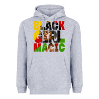 Heather Grey black girl magic juneteenth Heavyweight Hoodie - HRA Design Shop