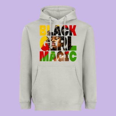 Black Girl Magic Juneteenth Heavyweight Hoodie Designed By Hra Design Shop