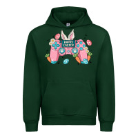 Forest Green happy easter Urban Hoodie - MaliasSmallBusiness