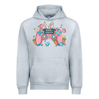 Heather Grey happy easter Urban Hoodie - MaliasSmallBusiness